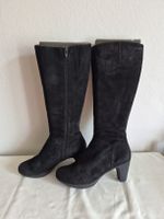 Wonders Stiefel schwarz Wildleder Grösse 41