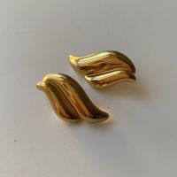 18KGP Engelsflügel Ohrstecker in Gold