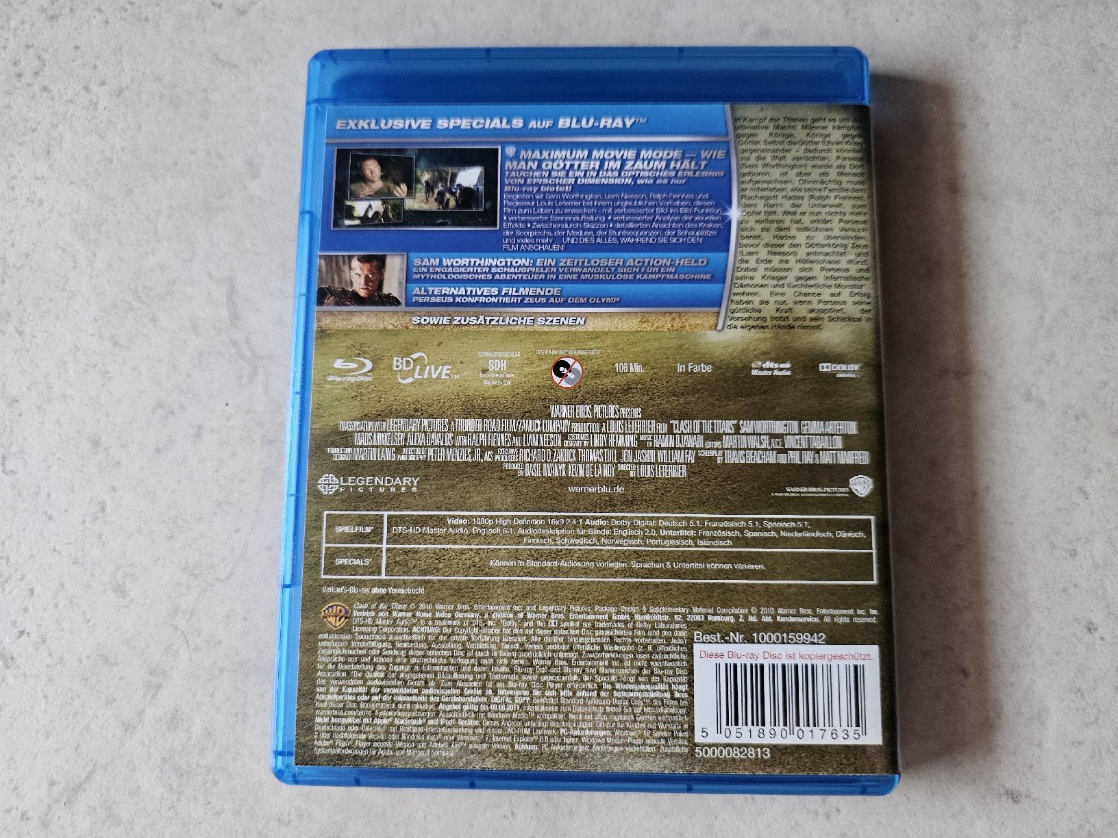 Tous les DVDs: Kampf der Titanen  /  Bluray – D'occasion à Schneisingen par backstore24 1