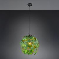 Pendelleuchte, Blätter-Look, 38 cm Ø