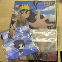 Naruto Fanartikel Set - Poster, Tasche, Stäbchen - Neu!
