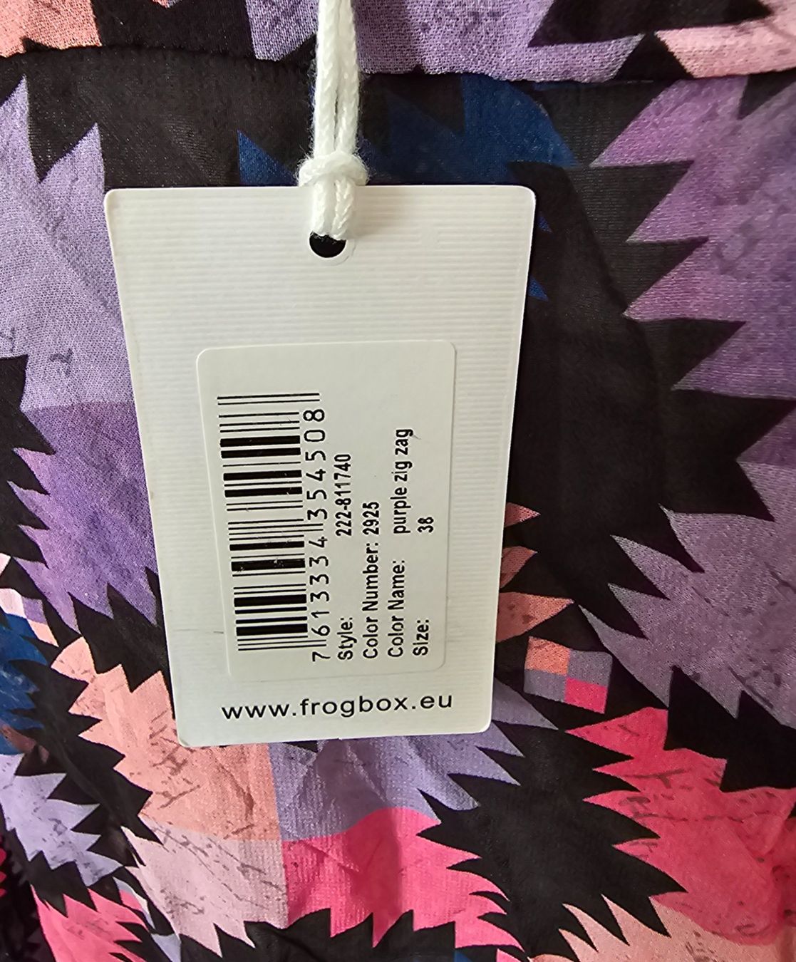 Princess goes hollywood Camicette: FROGBOX - neue Bluse statt 169.00 Purple zig zag – Nuovo e nell'imballaggio originale da Füllinsdorf venduto da Sunnebliemli7 4