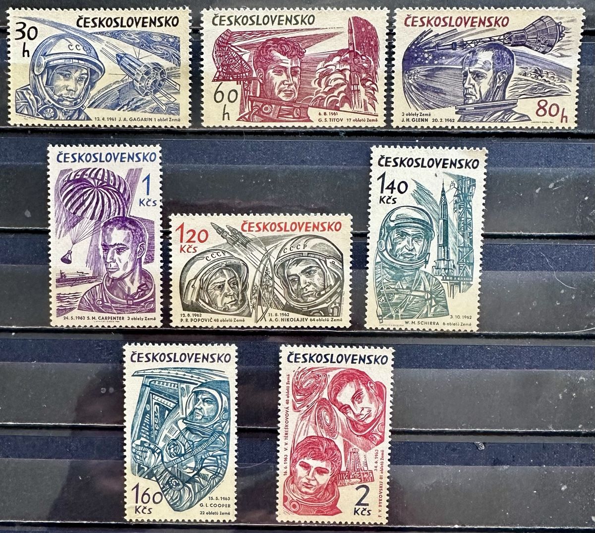 Alle Briefmarken: Tschechoslowakei / Weltraumflug  – Neu (gemäss Beschreibung) aus Duebendorf von Fczfanrobi