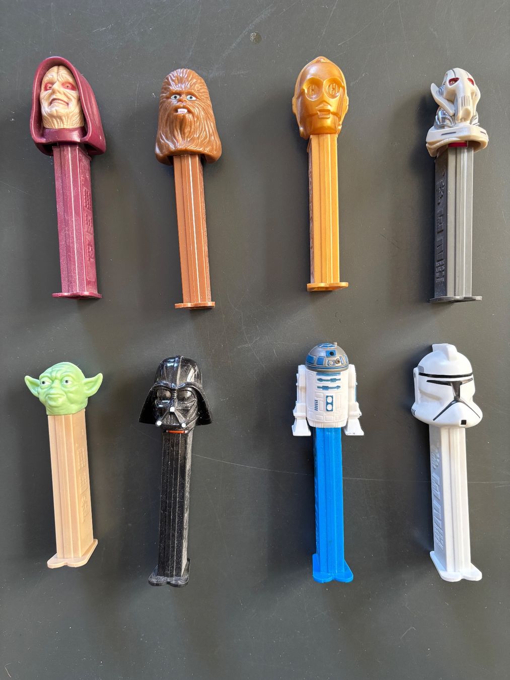 Star Wars Statuette: 8 PEZ-Spender, Star Wars – Usato da Stans venduto da Abukadnezar