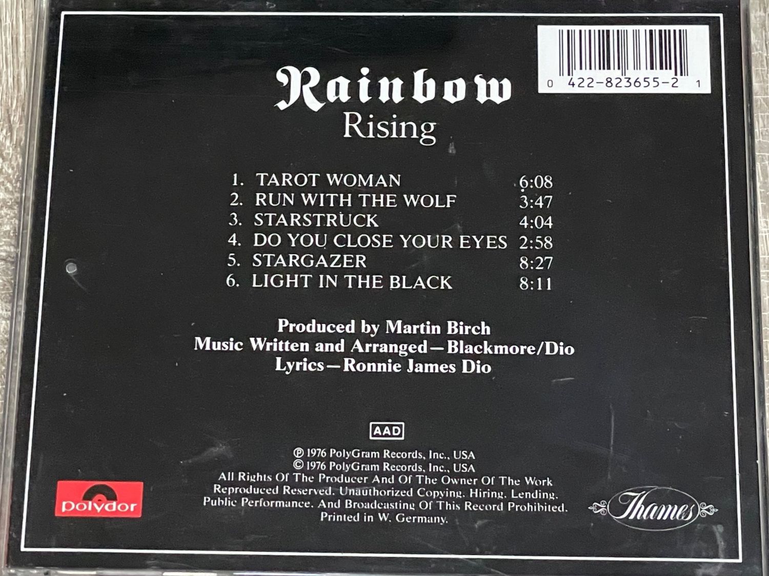 CD: Rainbow - Rising - Heavy Metal - RAR – Usato da Muri b. Bern venduto da AdidasCollector 2