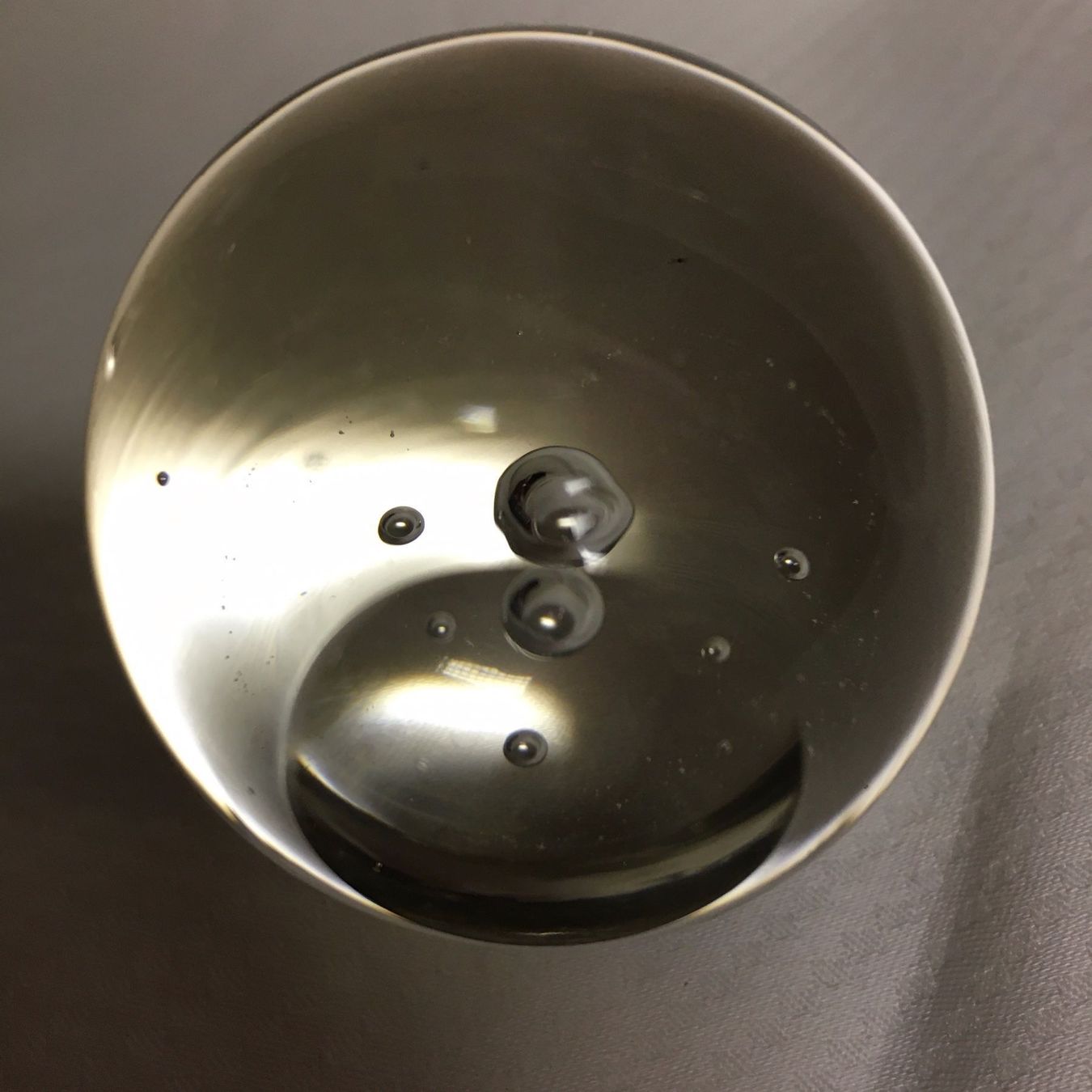 Bicchieri: klare Kristallkugel    Durchmesser ca. 8 cm – Usato da Bern venduto da rewe45 3