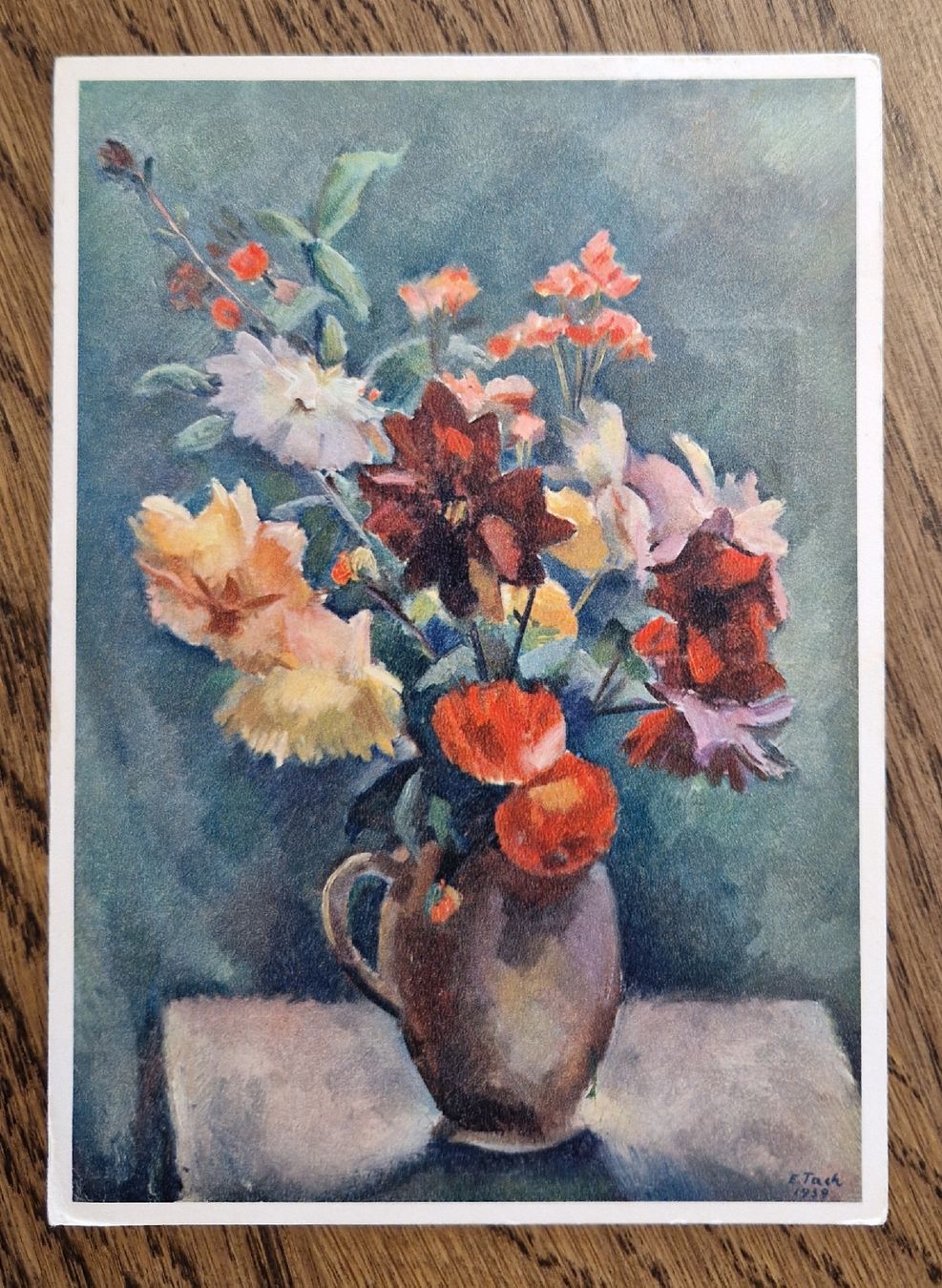 Cartoline postali: Pro Infirmis "Blumenstrauss", Pro Juventute Stempel 1945 – Usato da Ebikon venduto da Donar50