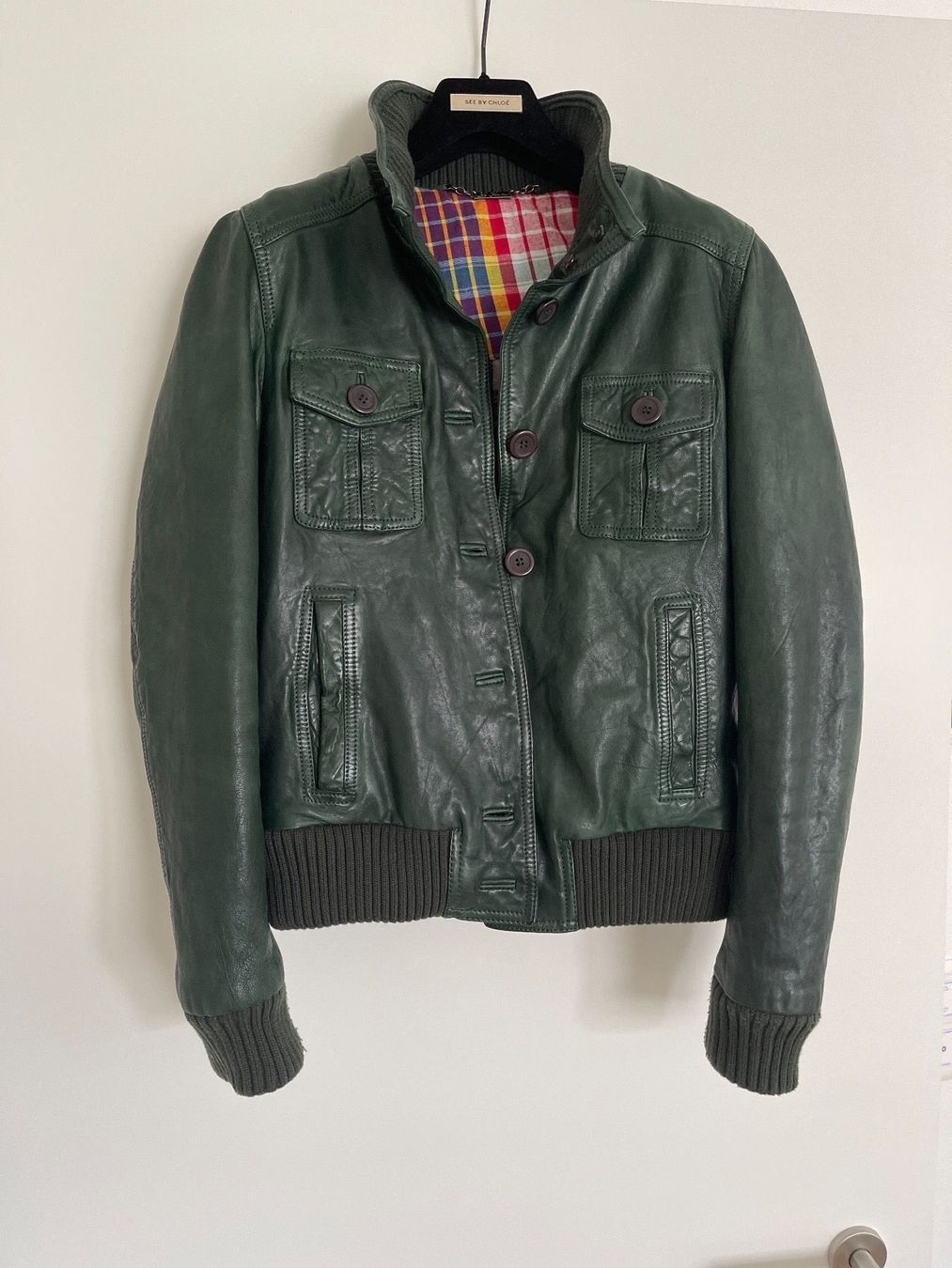 Giacche: Veste en cuir Le Sentier – Nuovo e nell'imballaggio originale da Commugny venduto da j1976 1