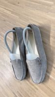 Gucci Loafer Wildleder grau Grösse 39 guter Zustand