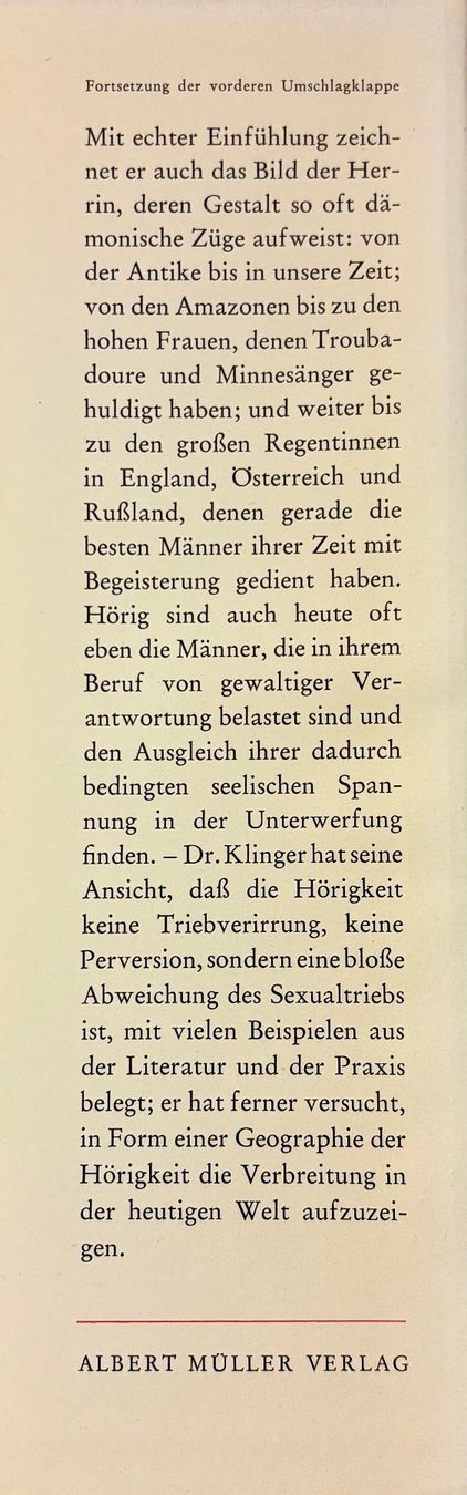 Libri: Des Mannes Hörigkeit – Nuovo (secondo la descrizione) da Sarnen venduto da Livres 2