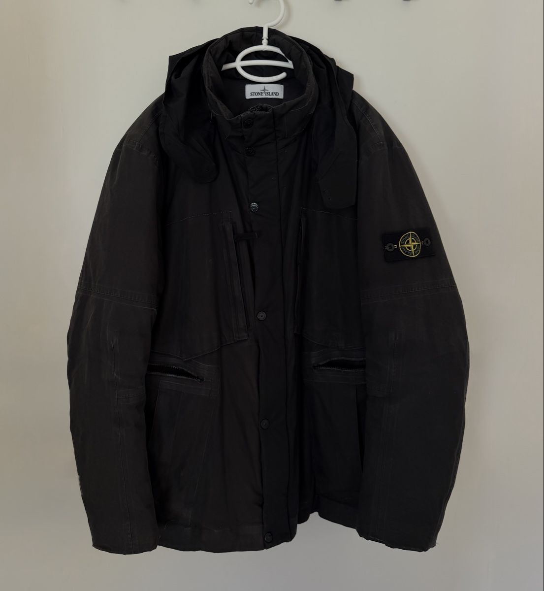 Stone Island Giacche: Stone Island Supima Jacke Schwarz – Usato da Oberwil BL venduto da ChrisBopp