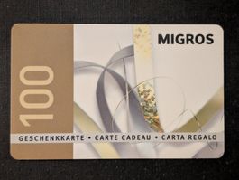 MIGROS Geschenkkarte (gebraucht, leer)