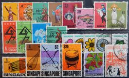 Singapore Malaya British Lot mit alten Werten V