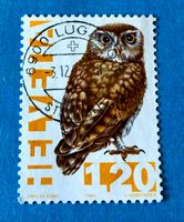 Nr.879 GESTEMPELT Lugano 1995 Steinkauz  ﻿   
