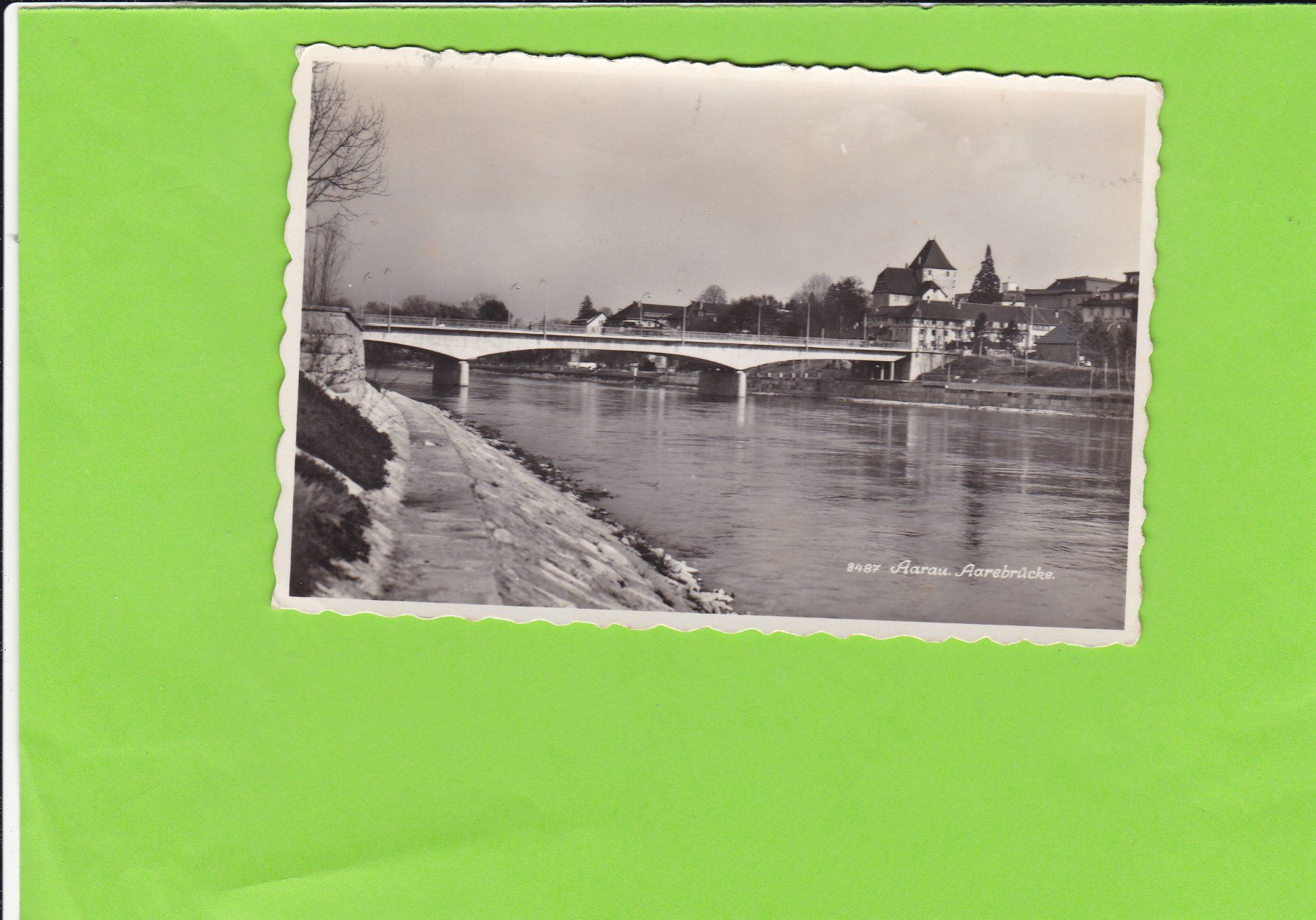 Cartoline postali: Aarau, Aarebrücke – Usato da St. Peterzell venduto da neckertal