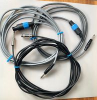 3 Lautsprecher-Kabel  / Jack - Speakon  / sehr robust