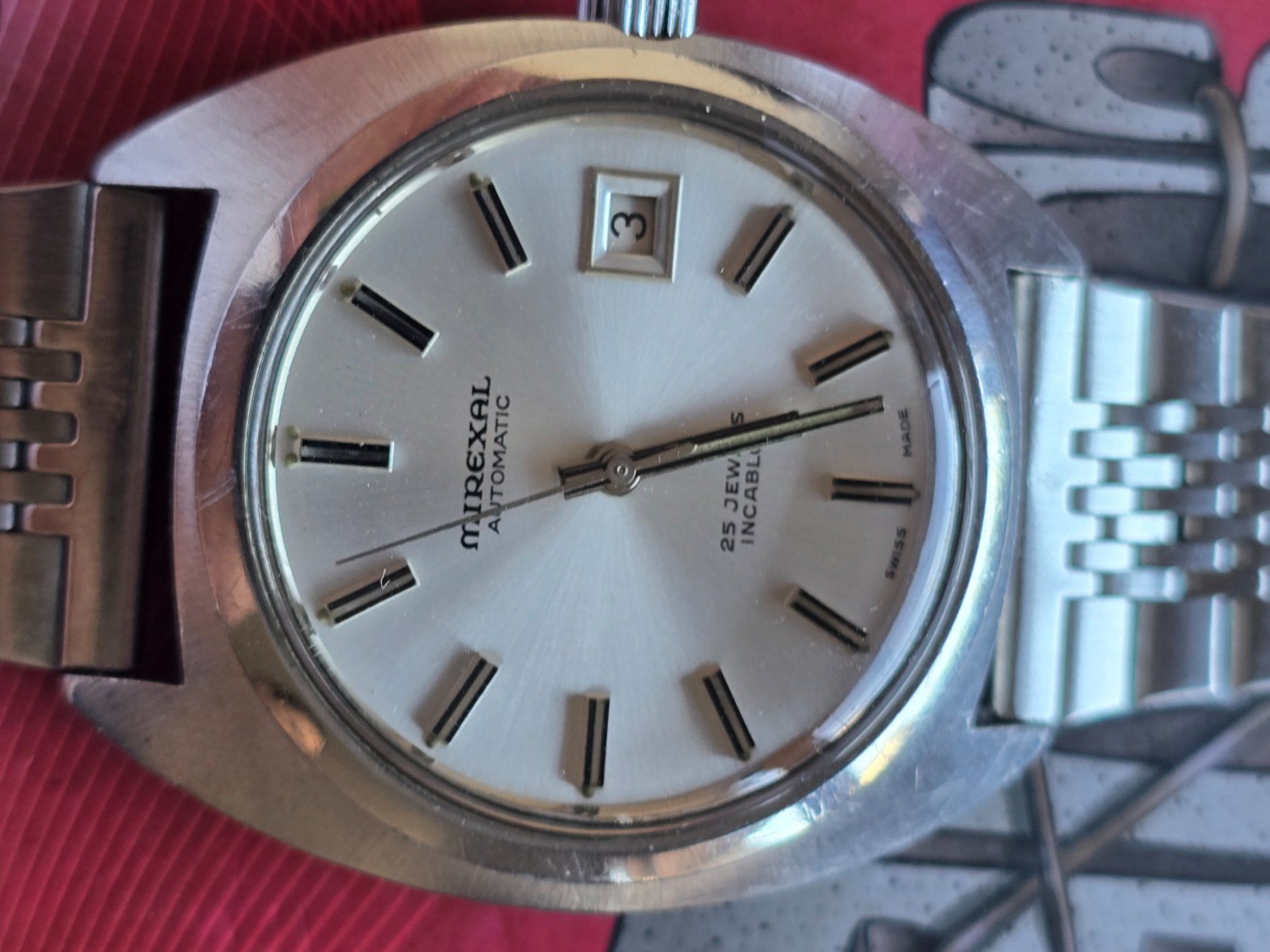 Mirexal Uhren: 28 Mirexal Automatic  Date 25 Jewels – Gebraucht aus Muri AG von Corredor 3