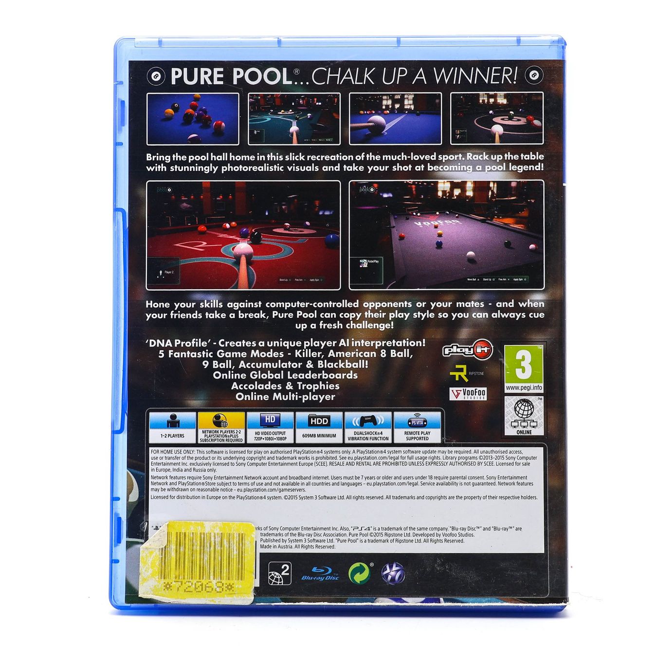 Giochi: Pure Pool - PS4 – Usato da Paudex venduto da dindeboy 1