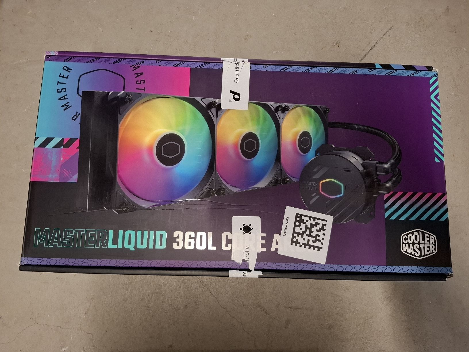 Elektronikbauteile: Cooler Master Masterliquid 360L Core ARGB AIO CPU Kühler – Gebraucht aus Wila von luc_jq7c