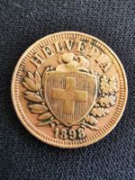 VZ! 2 Rappen, 1898 Helvetia Rarität Münze Schweiz 🇨🇭