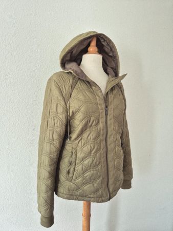 STEPPJACKE LEICHT SOFT SANDWICH 40 L OLIV JACKE NEU TOP