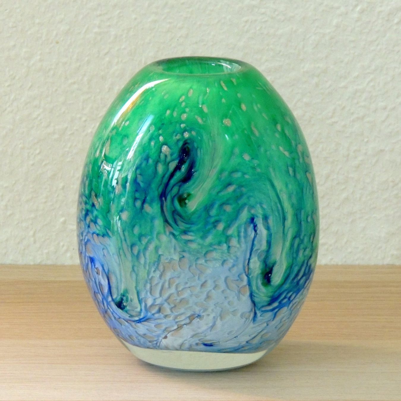 Vasen & Gefässe: Vase d'art en verre soufflé, Gabriel Milesi, Pérouges France – Gebraucht aus La Chaux-de-Fonds von Helene2300 3