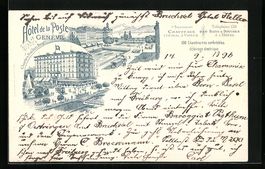 Litho Genève, Hotel de la Poste, Charle