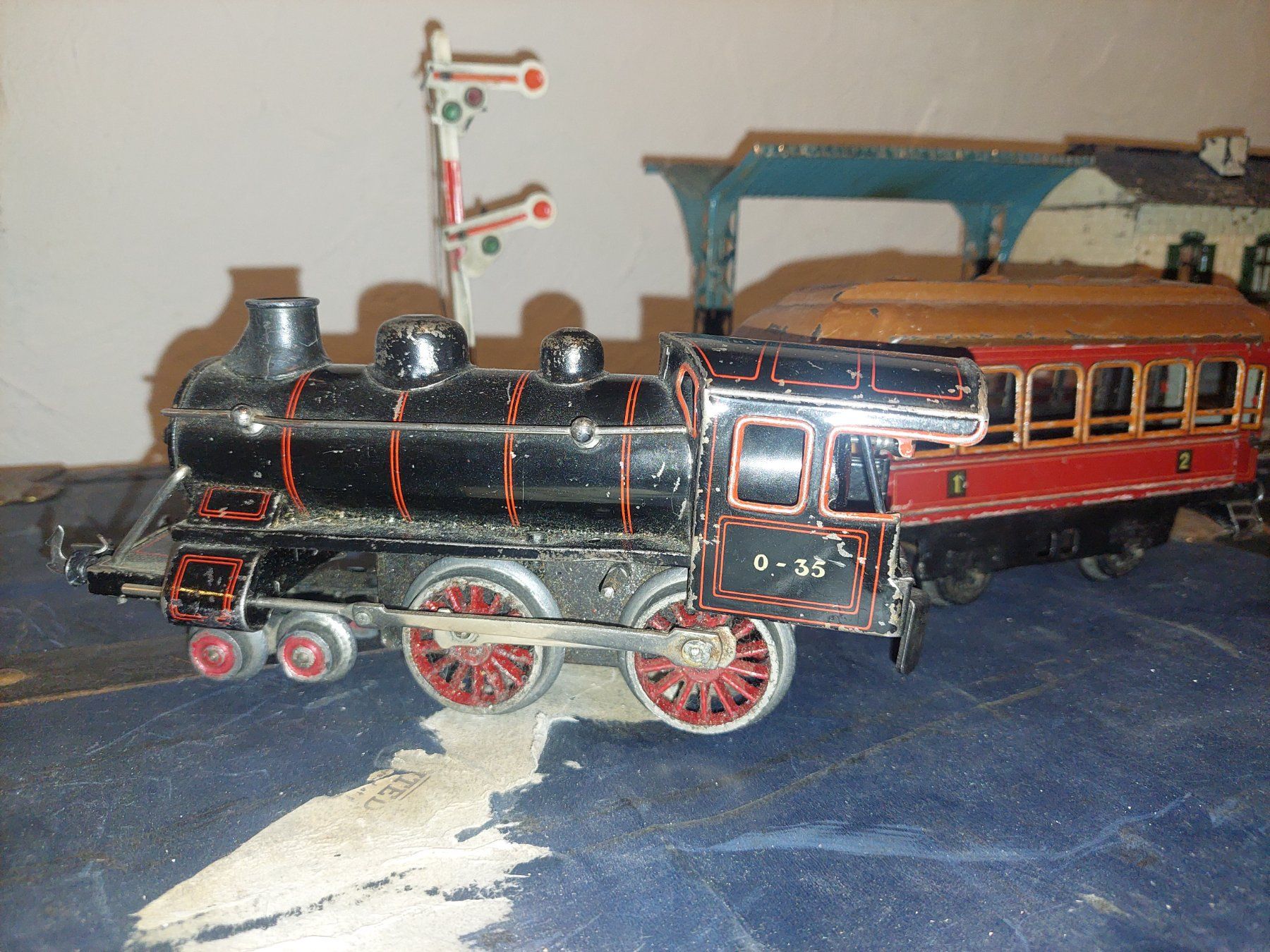 Bing Modellini di ferrovie: Antike Eisenbahn- Bing ? – Difettoso da Siblingen venduto da rantiques 3