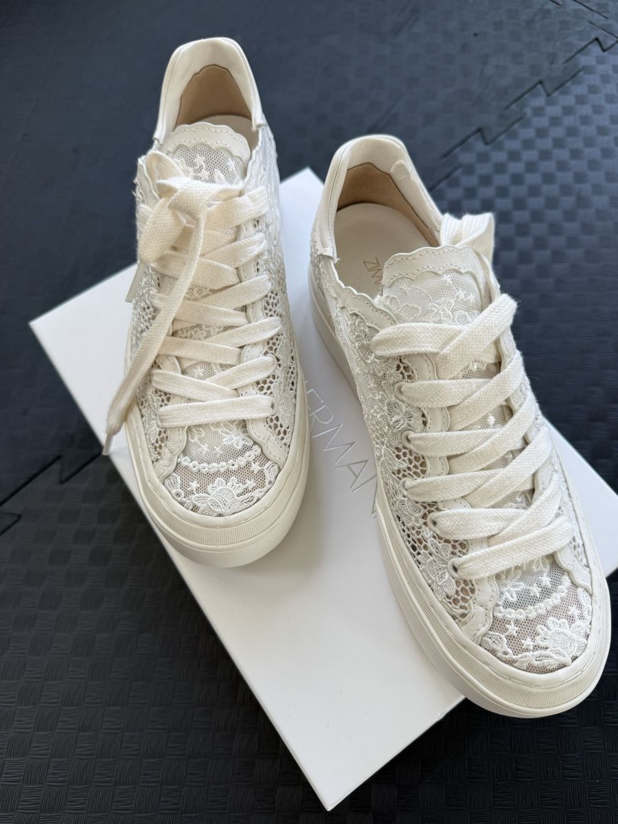 Zimmermann Scarpe da donna: ZIMMERMANN Pixie Low Sneakers Plateau weiss 38 NEU NP 425.- – Nuovo e nell'imballaggio originale da Zürich venduto da Nellyville73 1
