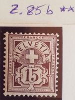 PL28) 85b, Ziffermarke (rötlich)braunlila postfrisch Kt.1000