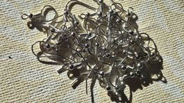 80 Stk KIT für 20 paar Ohrring 40 Ohrhänger, 40 Ringe DIY