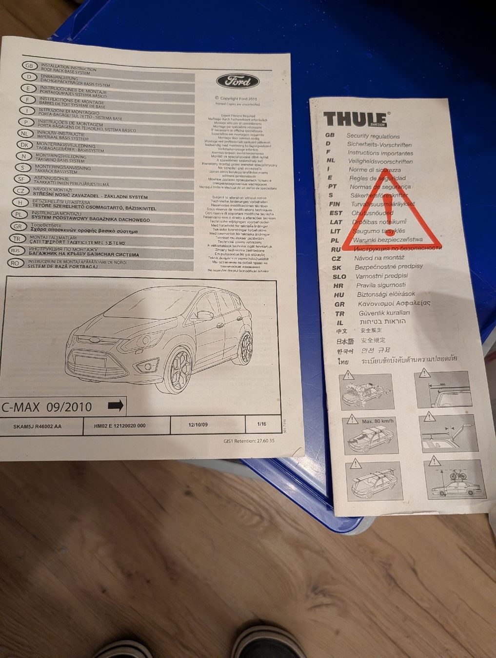 Thule Portapacchi: dachträger für Ford c max – Usato da oberuzwil venduto da franklin68 2