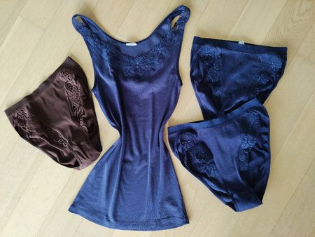 HANRO Underwear Lace Set Size XS
