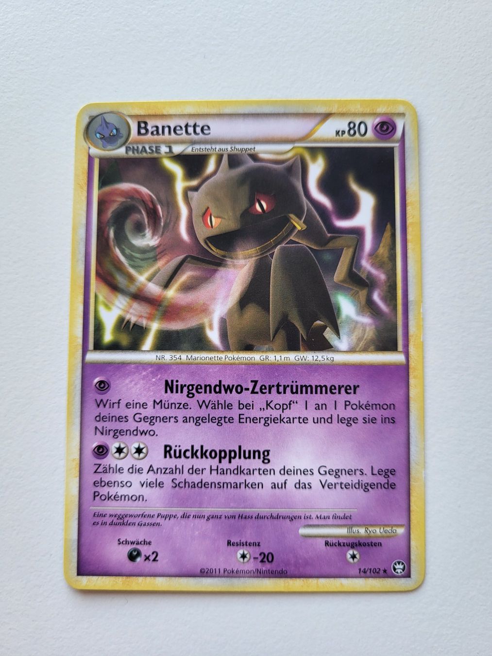 Pokémon Carte collezionabili: Banette (Triumphant 14/102) – Usato da Erlenbach ZH venduto da ram_mjn5