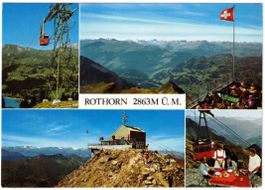 Lenzerheide - 4 Bild AK Rothorn