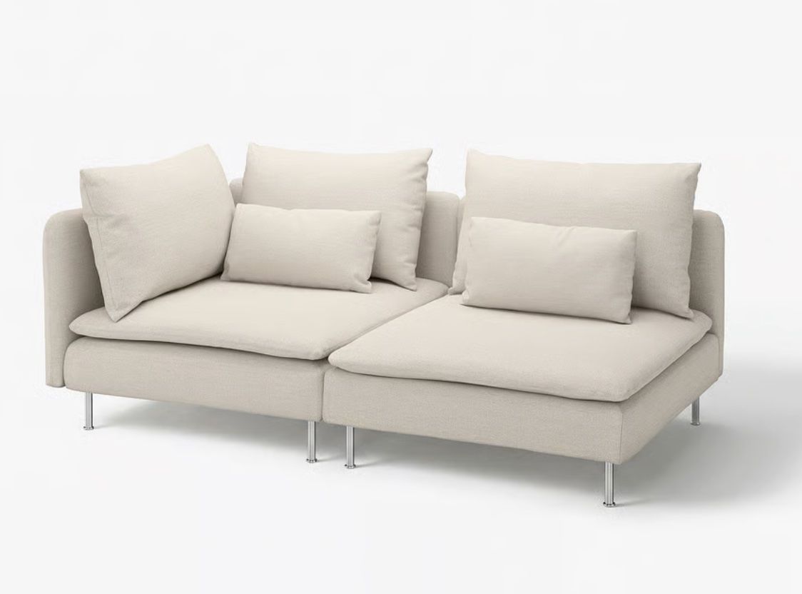 Ikea Divani: Sofa Ikea Soederhamn (Gunnared beige, 3er-Sofa) – Usato da Zürich venduto da gri_wy9n 3