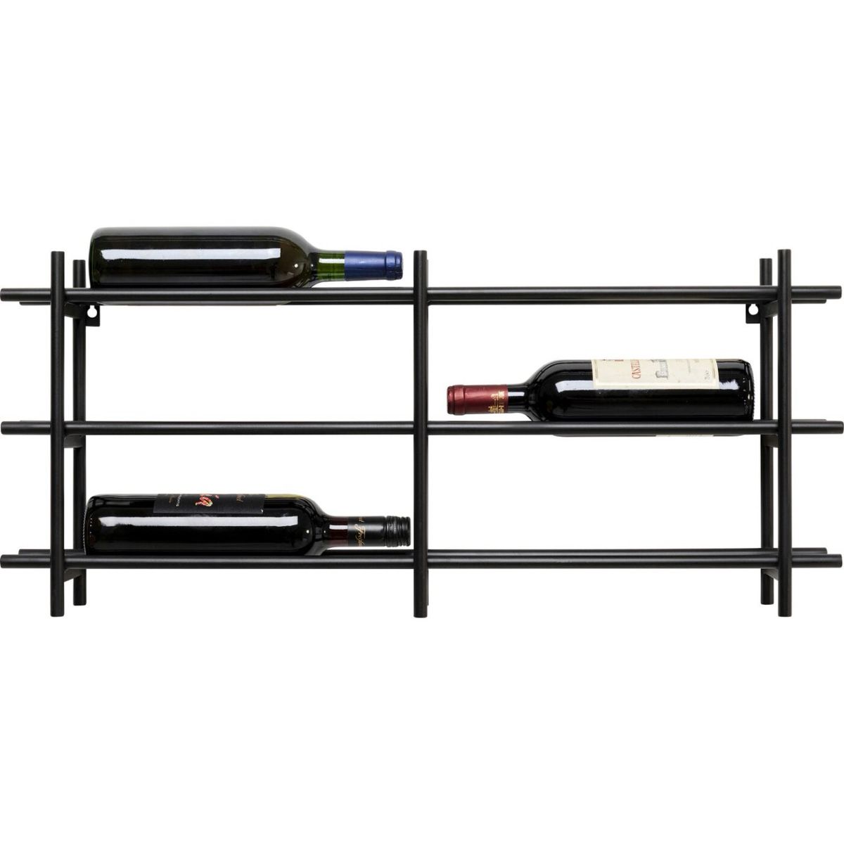 Kare Scaffali: Weinregal "Cape Town" Schwarz 80x34cm – Nuovo e nell'imballaggio originale da Solothurn venduto da boomchicawahwah 3