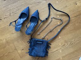 Slingbackpumps und Tasche von Maje NEU!