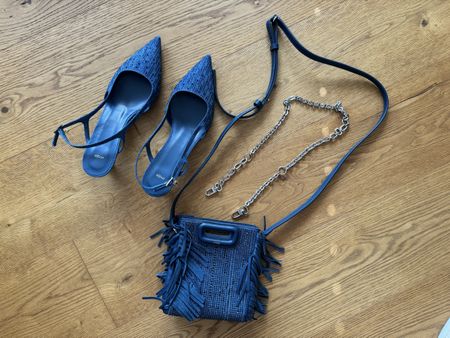 Slingbackpumps und Tasche von Maje NEU!