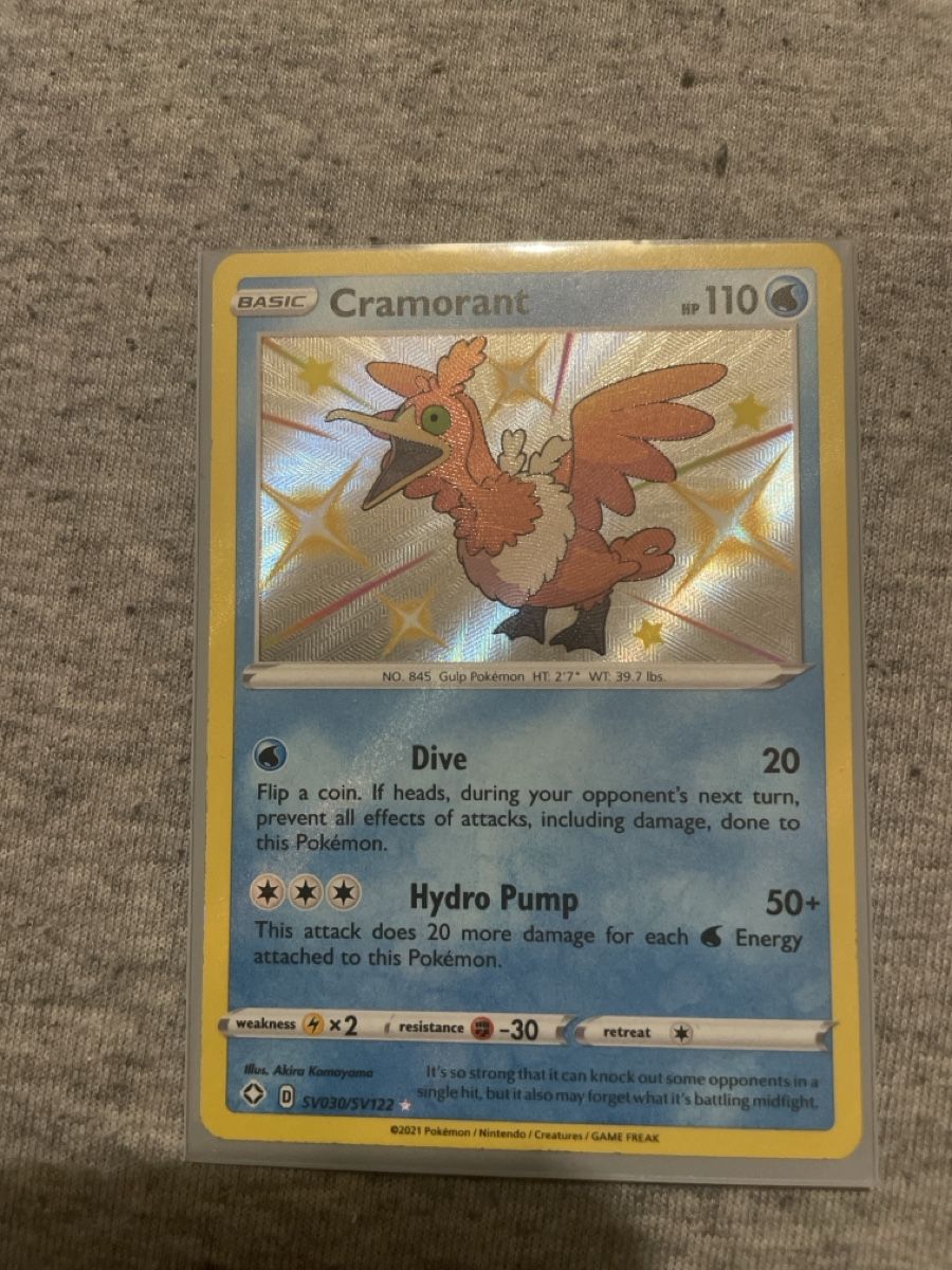 Pokémon Sammelbilder & Trading cards: Cramorant Shining Fates – Neu (gemäss Beschreibung) aus Flawil von Duft-Alchemist
