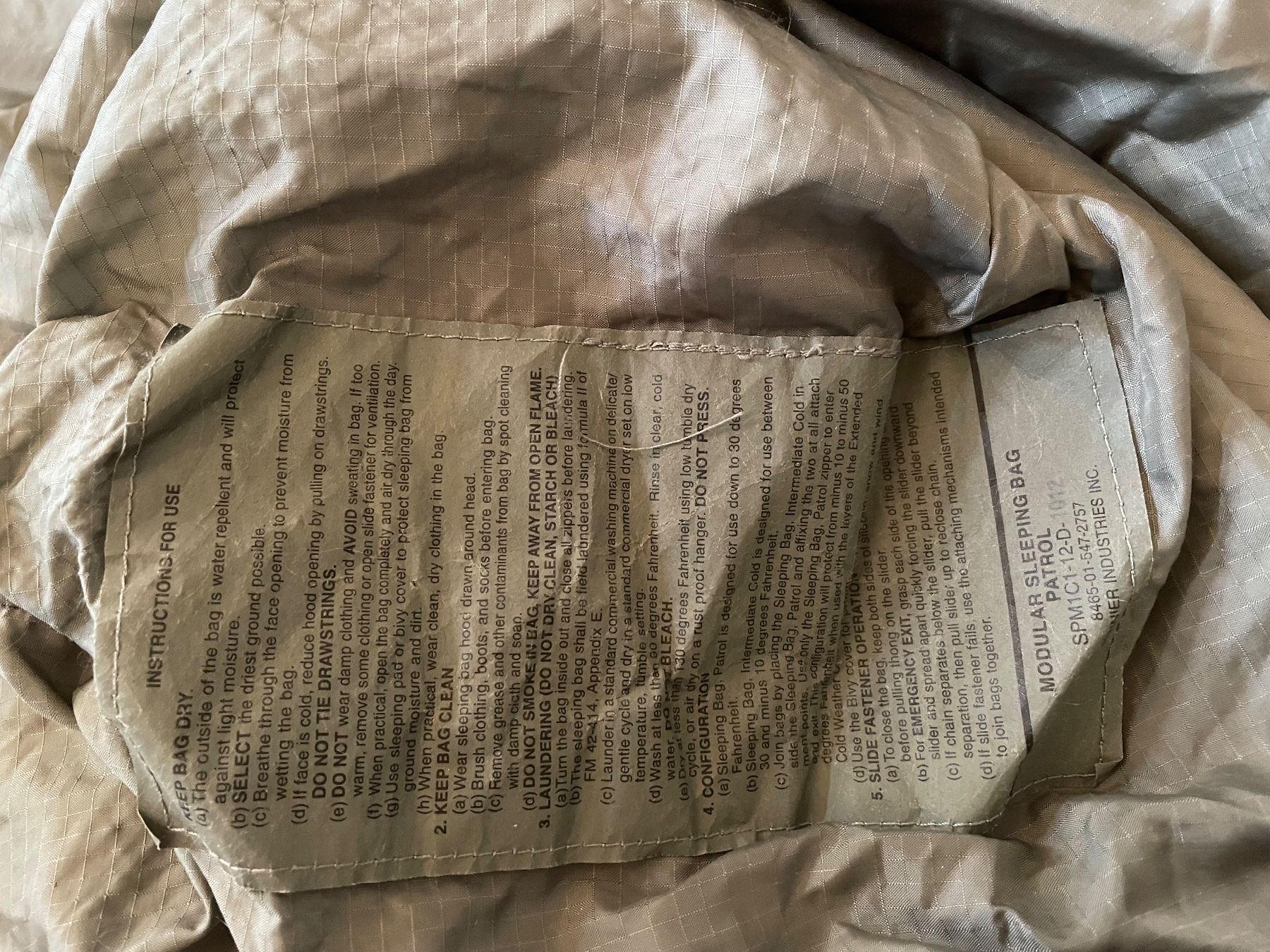 Schweizer Armee Sacchi a pelo: Sac de couchage original US army – Usato da Oberbütschel venduto da Woodie2005 4