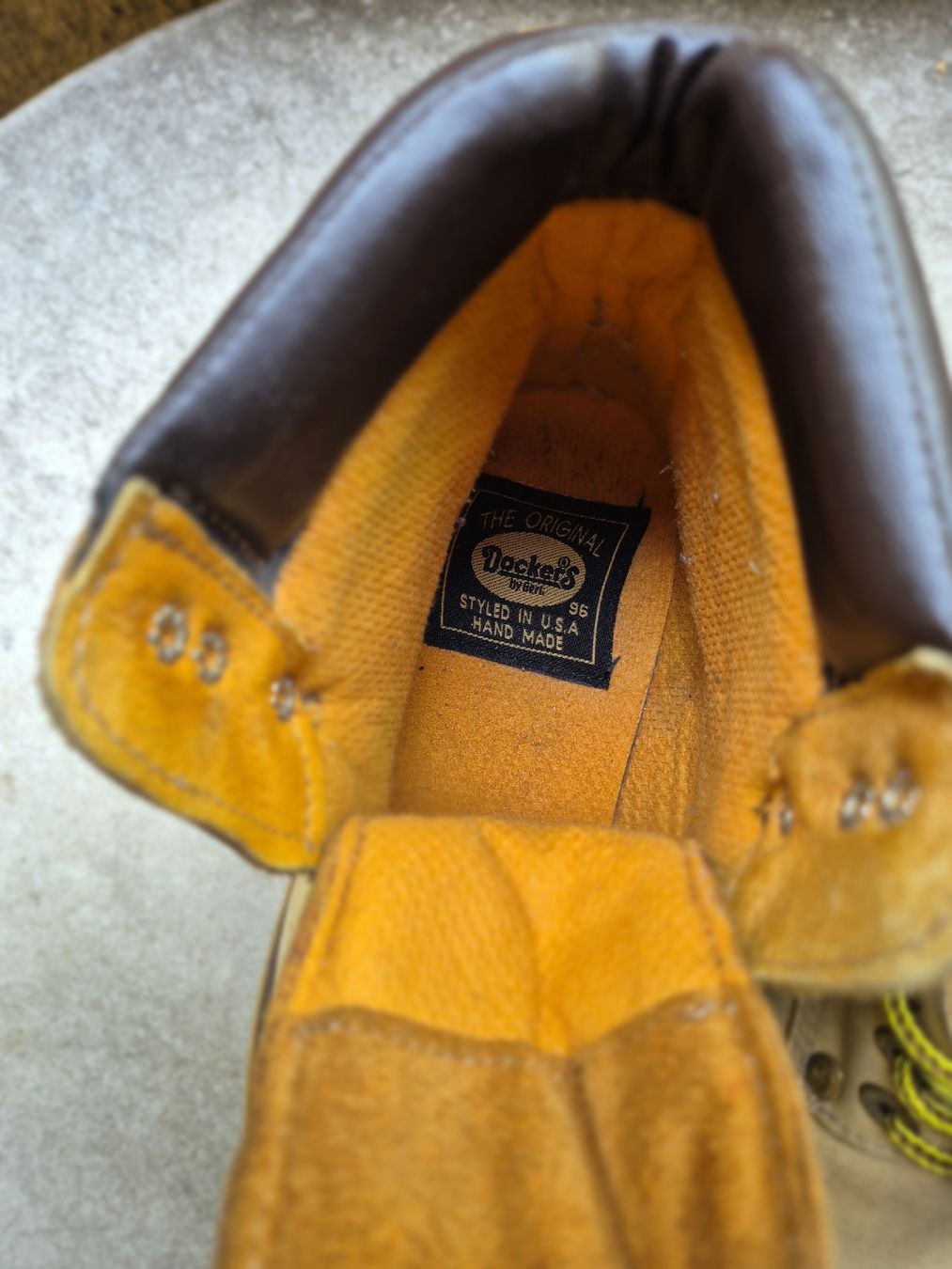 Herrenschuhe: Bottes mi-hautes Docker's en cuir couleur sable T. 39 – Gebraucht aus Lausanne von mly_j8yp 2