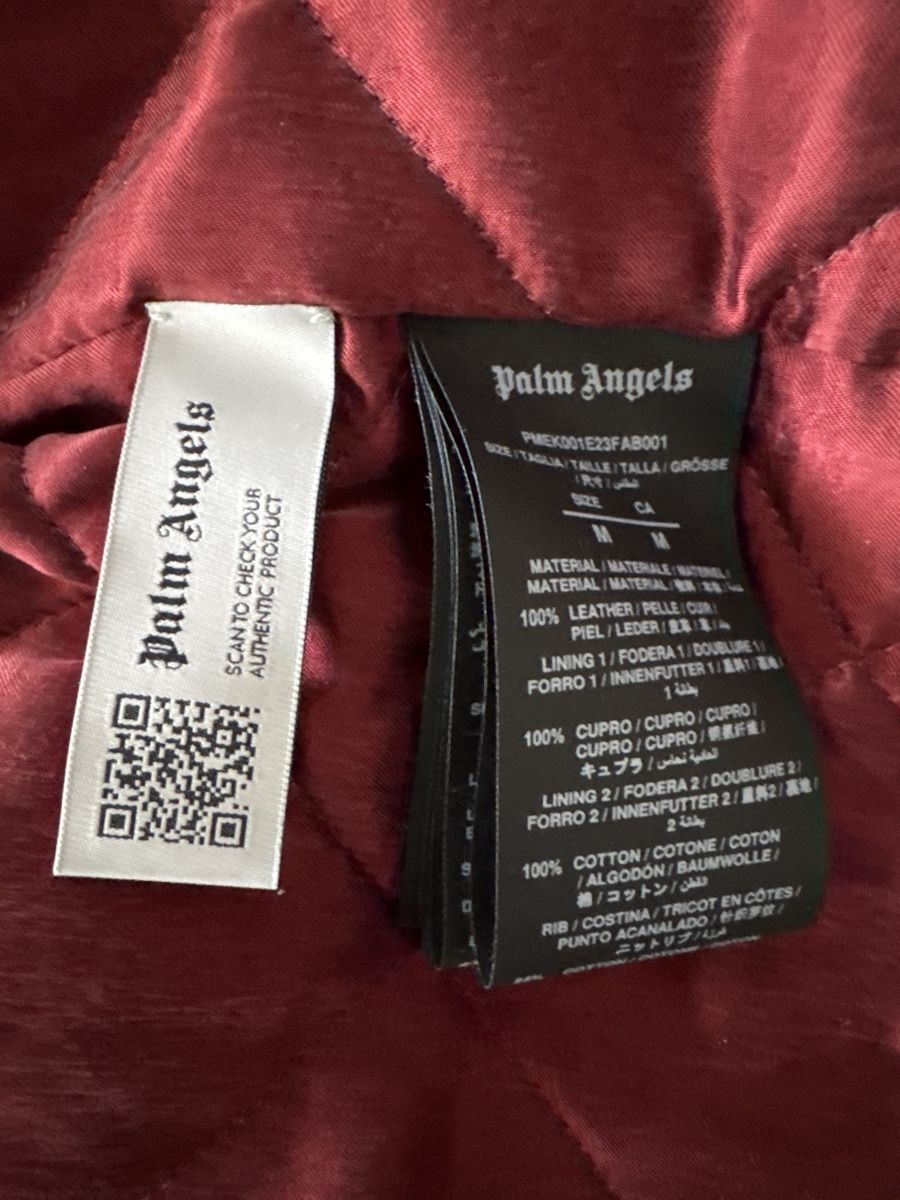 Palm Angels Giacche: Leder Jacke von Palm Angels – Nuovo (secondo la descrizione) da Bülach venduto da Suters0403 4