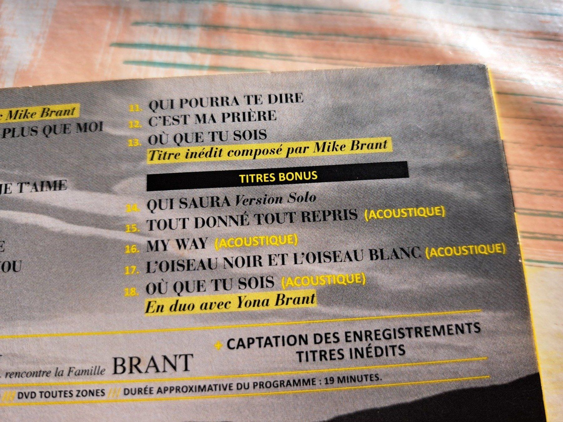 CD: CD Amaury Vassili chante Mike Brant – Usato da Pully venduto da bro_n52j 4