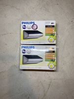 2x Philips Solar LED Aussenleuchte Edelstahl 