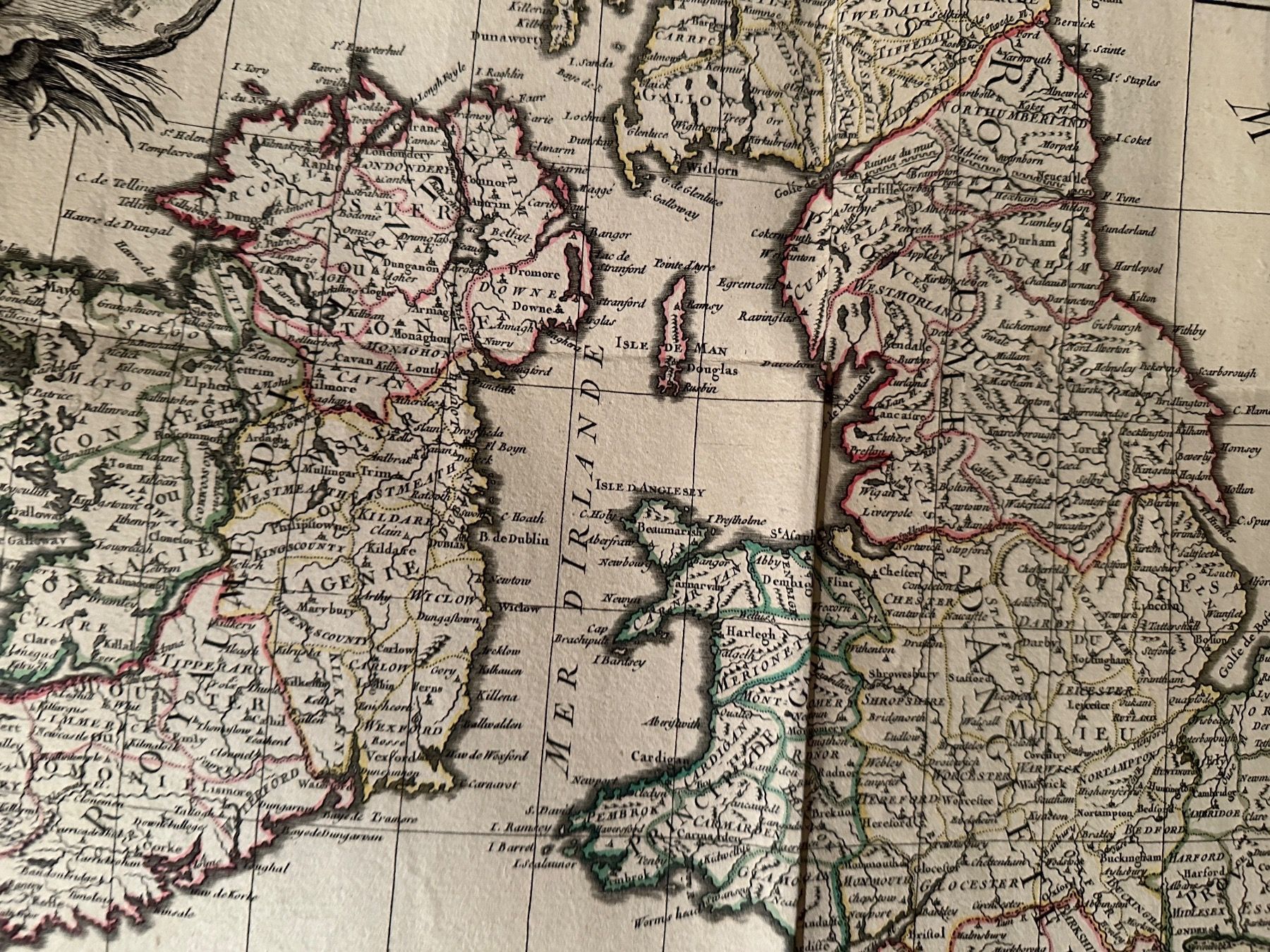Cartine & Atlanti: Robert Janvier: Les Isles Britanniques 1769 – Usato da Zürich venduto da allp 3