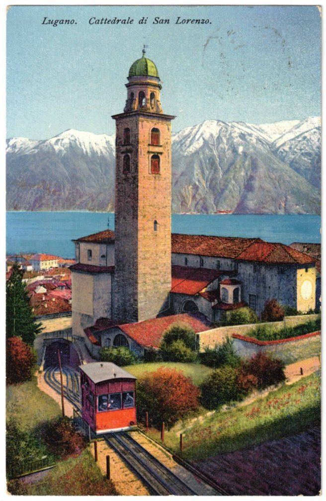Cartoline postali: Lugano - Standseilbahn Stazione – Usato da Binningen venduto da Mountainrider