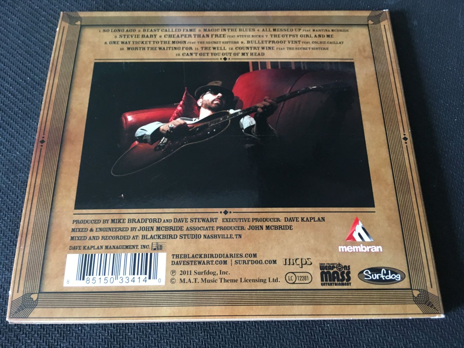CD: Dave Stewart - The Blackbird Diaries -CD- Digipak – Usato da St.Gallen venduto da MedienJoe 2