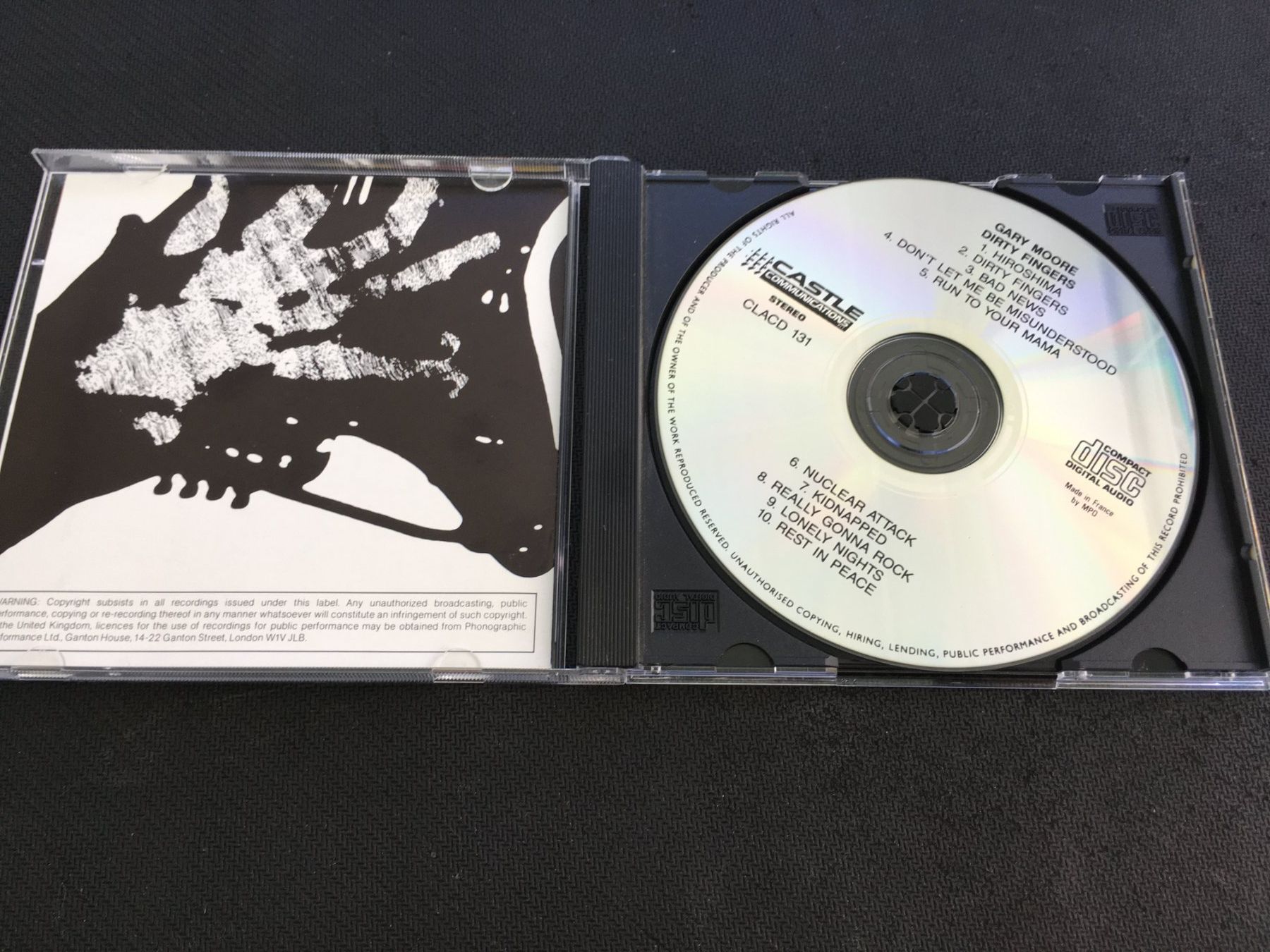CDs: Gary Moore - Dirty Fingers -CD- – Gebraucht aus St.Gallen von MedienJoe 1