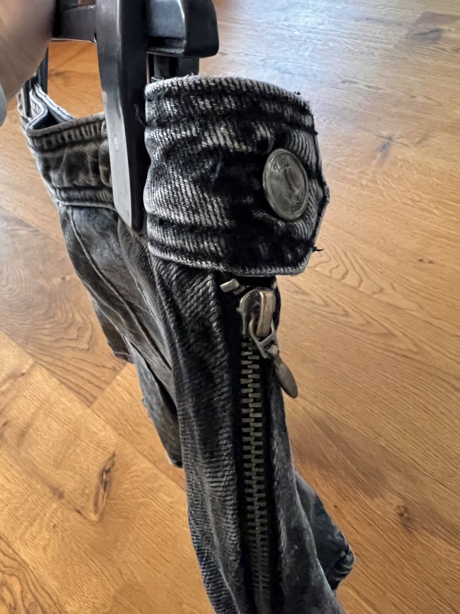 Zara Gonne: Zara Minirock, Jeans, grau, Gr.M – Usato da Luzern venduto da Natalie_Ily8 3